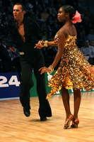 Timo Kulczak & Motshegetsi Mabuse at World Amateur Latin Championships