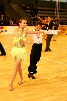 Radu Cristian & Simona Bolca at IDSF Győr Open 2008 Austrotherm Cup