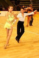 Radu Cristian & Simona Bolca at IDSF Győr Open 2008 Austrotherm Cup