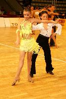 Radu Cristian & Simona Bolca at IDSF Győr Open 2008 Austrotherm Cup