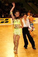 Radu Cristian & Simona Bolca at IDSF Győr Open 2008 Austrotherm Cup