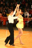 Radu Cristian & Simona Bolca at IDSF Győr Open 2008 Austrotherm Cup