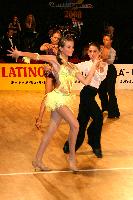 Radu Cristian & Simona Bolca at IDSF Győr Open 2008 Austrotherm Cup