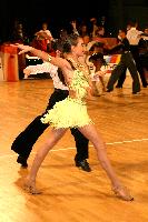 Radu Cristian & Simona Bolca at IDSF Győr Open 2008 Austrotherm Cup