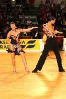 Adam Horvath & Viktória Pagurka at IDSF Győr Open 2008 Austrotherm Cup