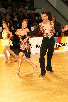 Adam Horvath & Viktória Pagurka at IDSF Győr Open 2008 Austrotherm Cup