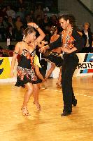 Adam Horvath & Viktória Pagurka at IDSF Győr Open 2008 Austrotherm Cup