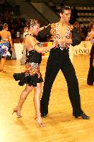 Adam Horvath & Viktória Pagurka at IDSF Győr Open 2008 Austrotherm Cup