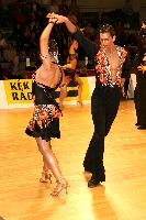 Adam Horvath & Viktória Pagurka at IDSF Győr Open 2008 Austrotherm Cup