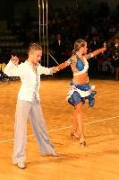 Zdenek Korbel & Nela Hegerova at IDSF Győr Open 2008 Austrotherm Cup