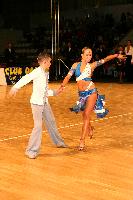Zdenek Korbel & Nela Hegerova at IDSF Győr Open 2008 Austrotherm Cup