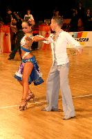 Zdenek Korbel & Nela Hegerova at IDSF Győr Open 2008 Austrotherm Cup