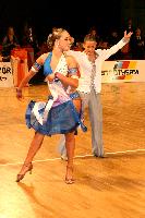 Zdenek Korbel & Nela Hegerova at IDSF Győr Open 2008 Austrotherm Cup
