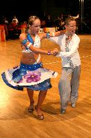 Zdenek Korbel & Nela Hegerova at IDSF Győr Open 2008 Austrotherm Cup