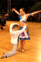 Zdenek Korbel & Nela Hegerova at IDSF Győr Open 2008 Austrotherm Cup