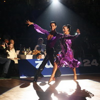 Gabriele Goffredo & Antonia Goffredo at World Amateur Latin Championships