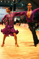 Gabriele Goffredo & Antonia Goffredo at World Amateur Latin Championships
