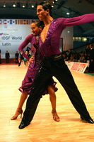 Gabriele Goffredo & Antonia Goffredo at World Amateur Latin Championships