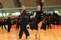 Alexander Rebrov & Madara Liepniece at World Amateur Latin Championships