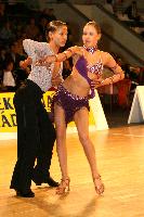 Máté Hetei & Alexa Bita at IDSF Győr Open 2008 Austrotherm Cup