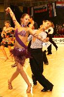 Máté Hetei & Alexa Bita at IDSF Győr Open 2008 Austrotherm Cup