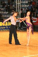 Máté Hetei & Alexa Bita at IDSF Győr Open 2008 Austrotherm Cup