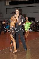 Milan Martinek & Katerina Krejcikova at Czech Latin Championship 2009