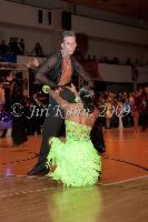 Radim Pradka & Katerina Kolmanova at Czech Latin Championship 2009