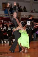 Radim Pradka & Katerina Kolmanova at Czech Latin Championship 2009