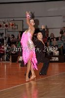 Vilem Parik & Sabina Klokova at Czech Latin Championship 2009