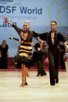 Martino Zanibellato & Michelle Abildtrup at World Amateur Latin Championships