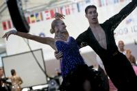 Miha Vodicar & Nadiya Bychkova at World Amateur Latin Championships