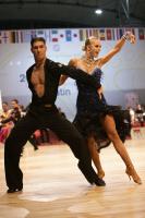 Miha Vodicar & Nadiya Bychkova at World Amateur Latin Championships