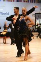 Miha Vodicar & Nadiya Bychkova at World Amateur Latin Championships