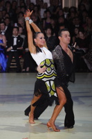 Denis Podolski & Yuliya Kushnirenko at 