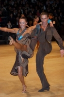 Nino Langella & Nataliya Maidiuk at UK Open 2006