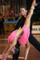 Dmytro Palchonkov & Mariya Vodopyanova at Bourgas Open 2006