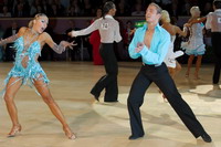 Klaus Kongsdal & Victoria Franova at International Championships 2005