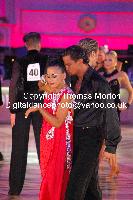 Justinas Duknauskas & Ekaterina Lapaeva at Kremlin Cup 2009
