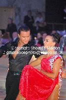 Justinas Duknauskas & Ekaterina Lapaeva at Kremlin Cup 2009