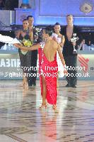 Justinas Duknauskas & Ekaterina Lapaeva at Kremlin Cup 2009