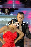Slavik Kryklyvyy & Anna Melnikova-Duknauske at Kremlin Cup 2009