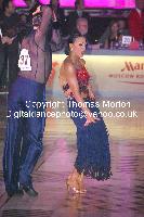 Slavik Kryklyvyy & Anna Melnikova-Duknauske at Kremlin Cup 2009