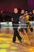 Markus Homm & Ksenia Kasper at WDC Professional European Latin Championships