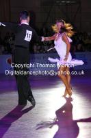 Markus Homm & Ksenia Kasper at WDC Professional European Latin Championships