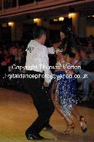 Francesco Bertini & Noemi Urso at Blackpool Dance Festival 2009