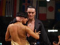 Stefano Di Filippo & Anna Melnikova-Duknauske at IDSF World Latin Championships