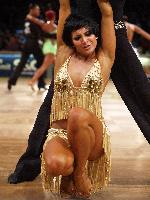 Stefano Di Filippo & Anna Melnikova-Duknauske at IDSF World Latin Championships
