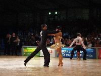 Stefano Di Filippo & Anna Melnikova-Duknauske at IDSF World Latin Championships