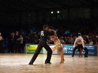 Stefano Di Filippo & Anna Melnikova-Duknauske at IDSF World Latin Championships